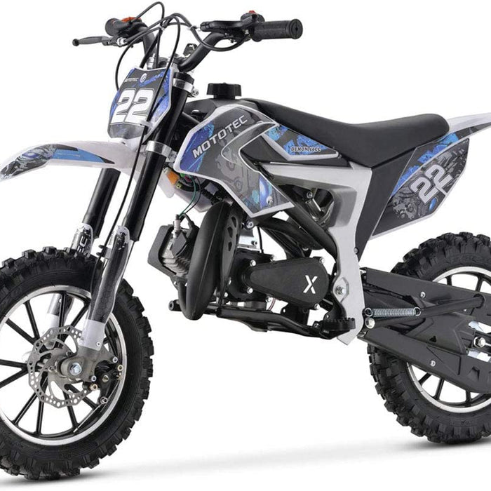 MotoTec 50cc Demon Kids Gas Dirt Bike Unmatched Price!
